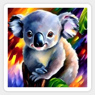 Smiling Koala Bear Sticker